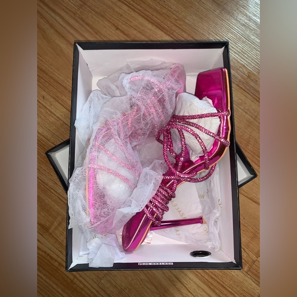 AZALEA WANG STATION SEXY TIE UP STILETTO SANDAL - Picture 6 of 9